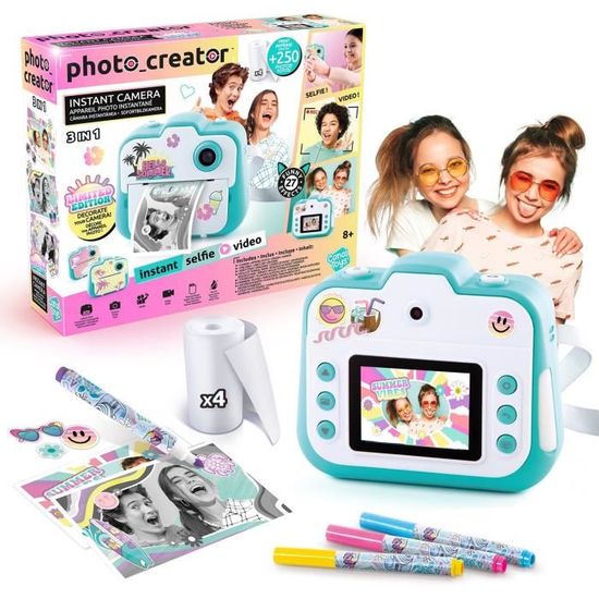 Imprimante instantanée de poche Photo Creator Canal Toys | King Jouet Imprimante instantanée de poche Photo Creator Canal Toys | King Jouet