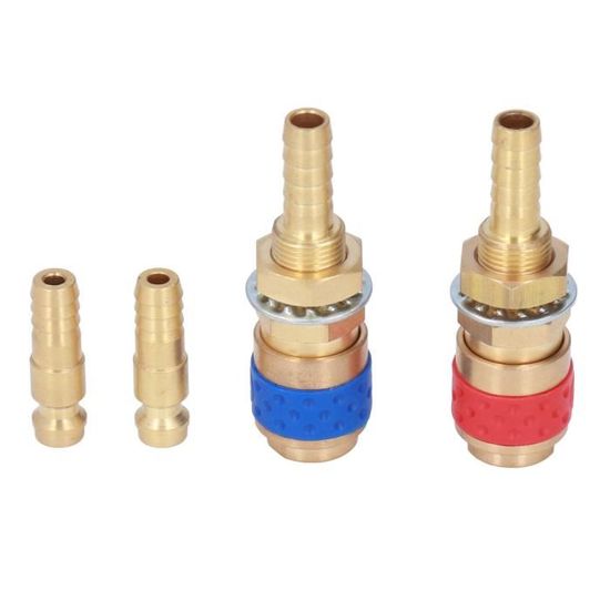 Adaptateur Gaz G 1/2" Femelle Droite X G 1/4" Mâle Gauche – Pour Bouteille Gaz Camping, Barbecue – Usage Extérieur Bien Ventilé - 12