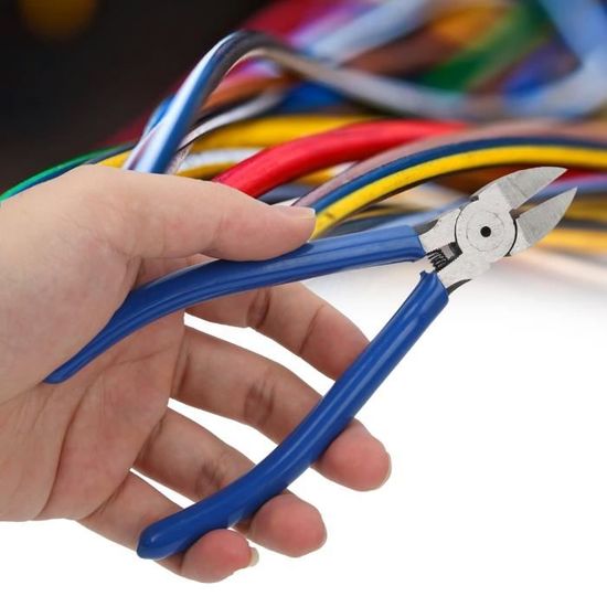 pinces coupe-câbles Lame en acier au chrome-vanadium Pince diagonale Pince coupante pour câble Outil à main (5 po) HB031