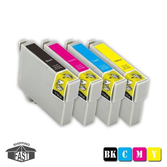 Lot 4+6 Cartouches D'encre Compatibles Brother DCP165C - Noir & Couleurs - Économique