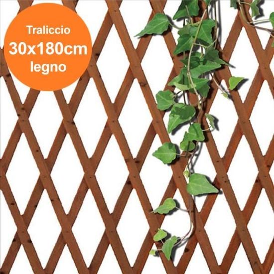 Treillage jardin brun 180x107cm support plantes grimpantes brise-vue  pliable Clôture de jardin treillis extensible Bois Pare-vue - Cdiscount  Jardin