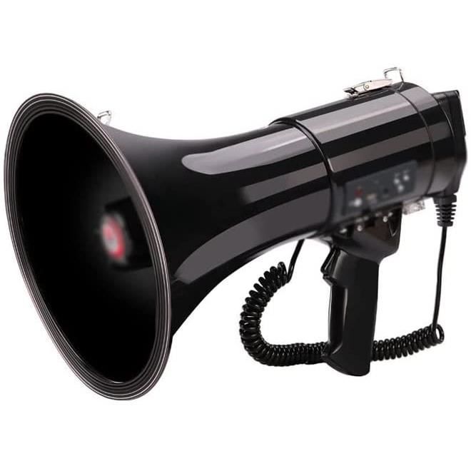 Haut-parleur mégaphone portable Bullhornmicro portablemégaphone