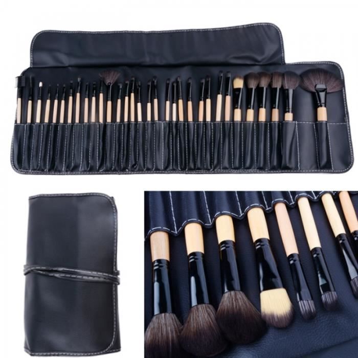 Pinceau de maquillage 32 PCS Set cosmétiques Crayon Lip Liner Maquillage Kit