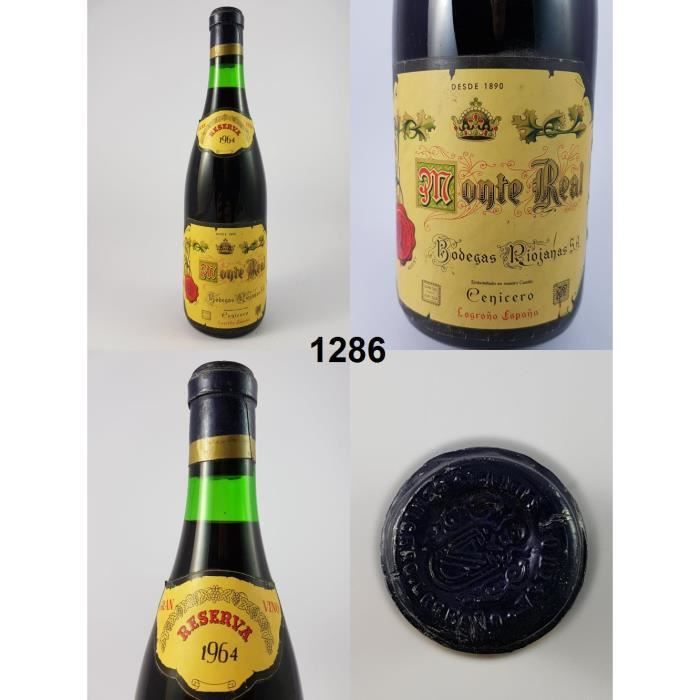 Monte Real Reserva 1964 - N° : 1286, Rioja, Rouge
