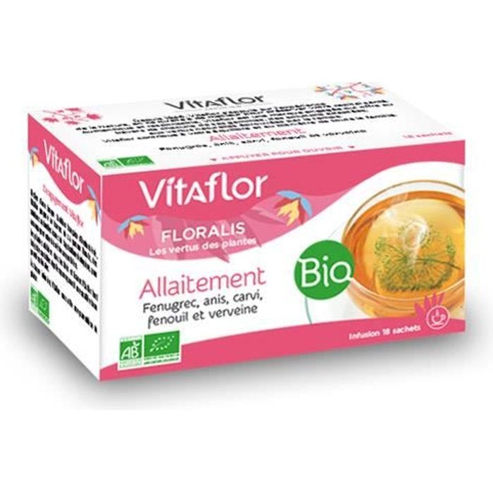Vitaflor Bio Infusion Bio Allaitement 18 sachets