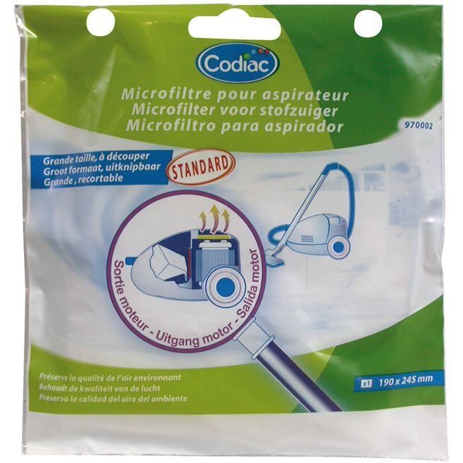 Filtre micro standard p/aspirateur