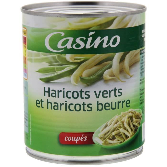 Duo haricot vert et beurre - 440 g