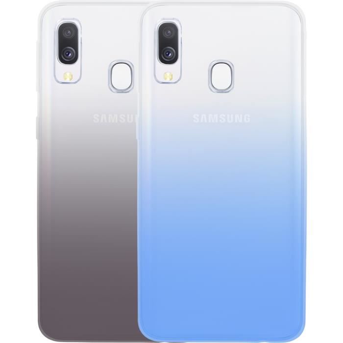 Pack de 2 coques semi-rigides Colorblock pour Samsung Galaxy A40
