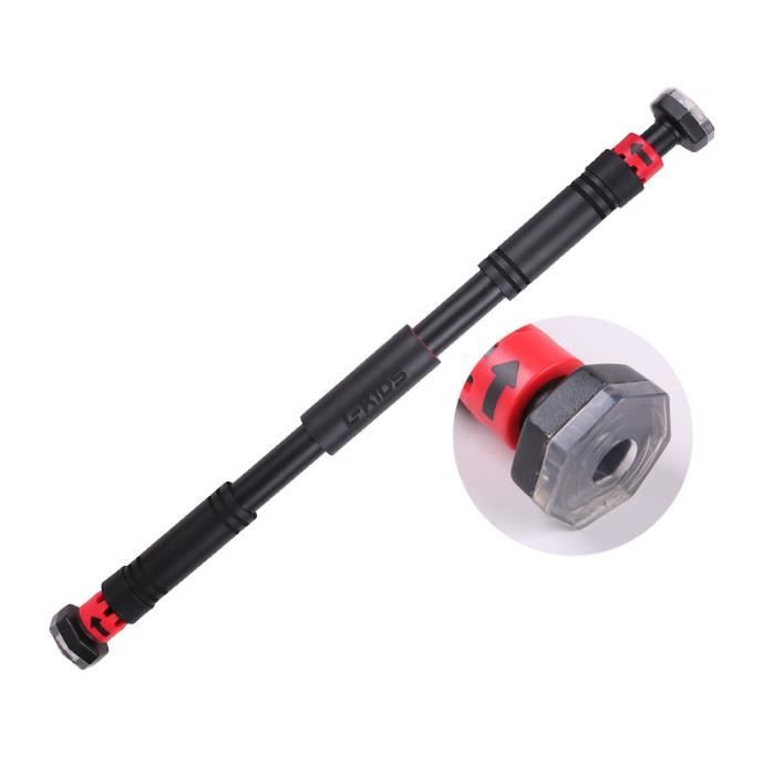 Barre De Traction De Porte Sans Vis Gym Fitness Largeur De 100 à 150 CM Tapis Hexagonal Barre Horizontale En Acier Robuste