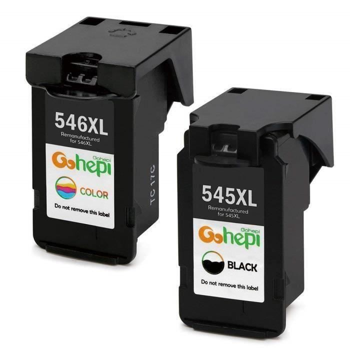 Cartouches d encre Canon PIXMA MX495 - compatible avec canon pg 545 et cl 546 XL Noir - Tri-couleur