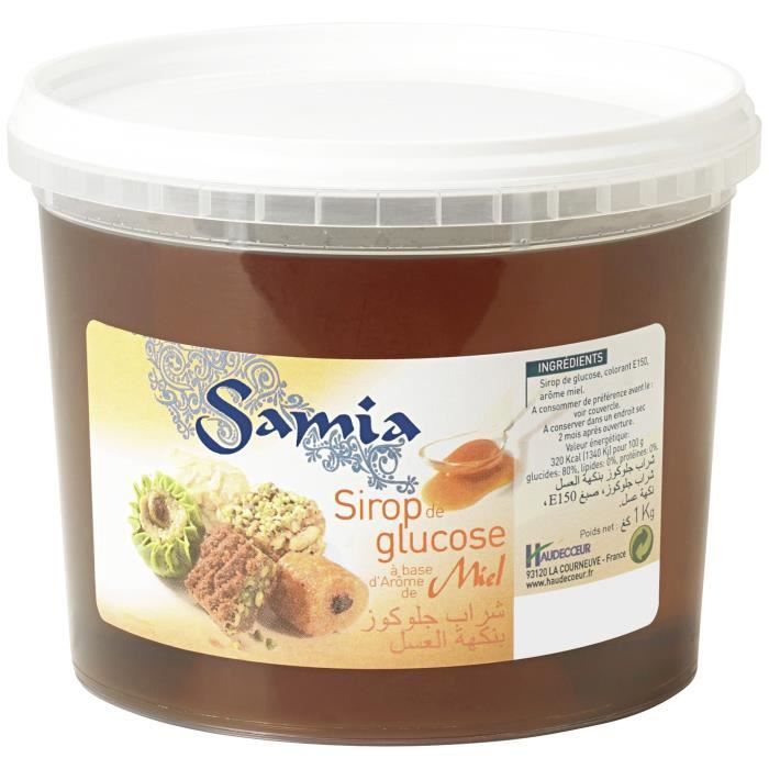 SAMIA Sirop de glucose à base d'arôme de miel - 1 kg