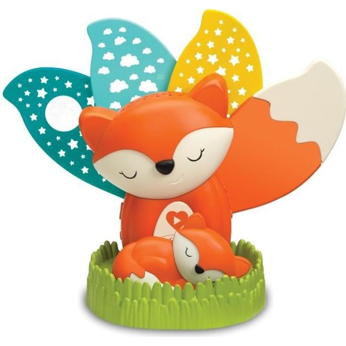 INFANTINO - Veilleuse projecteur renard 3 en 1