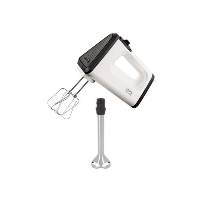 Krups 3 Mix 5500 GN 5041 Plus Batteur à main 500 Watt inox-noir-blanc