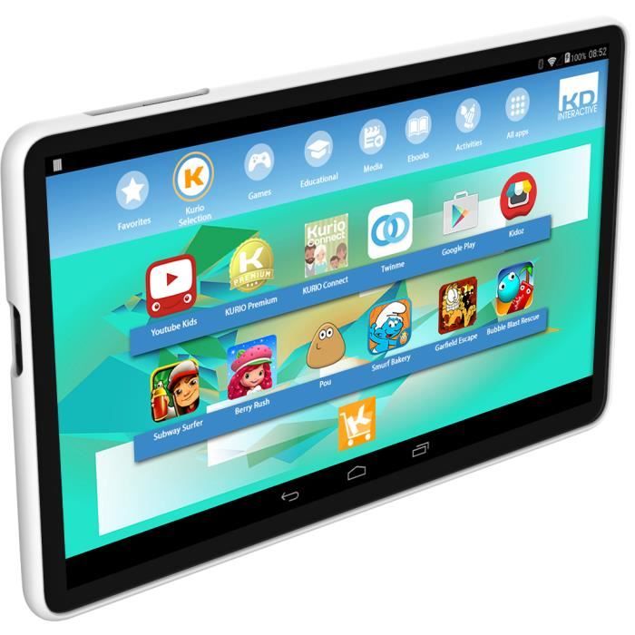 Kurio Tab XL 16 Go Noir, Blanc