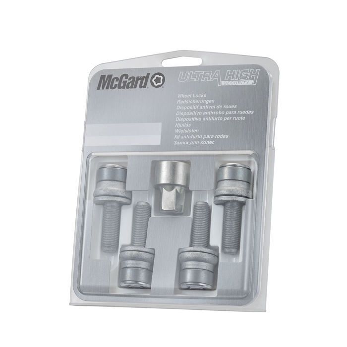 4 vis antivol haute securite 12x125/ Plat/ Long 35.3 mm/ Douille 17mm