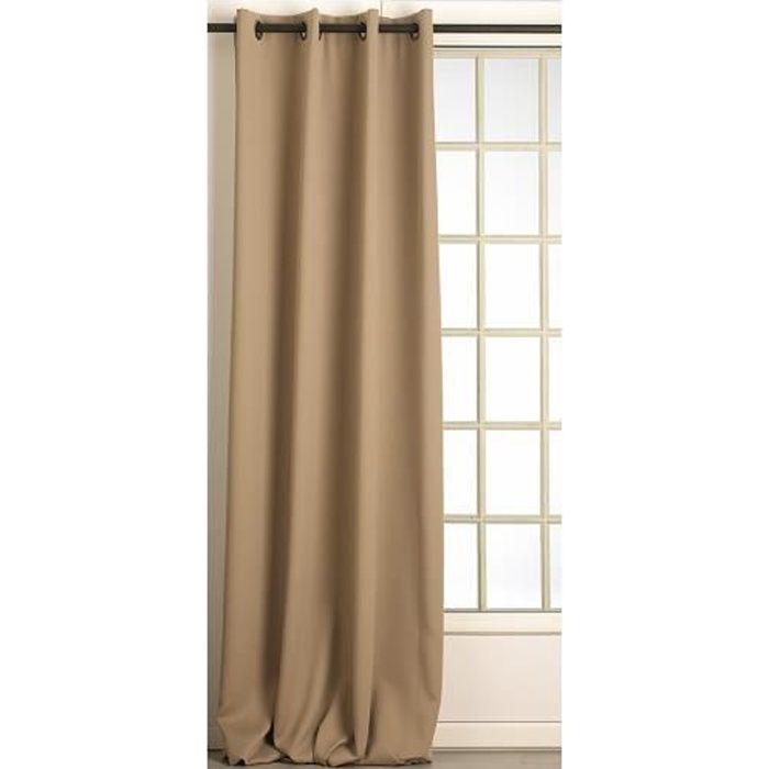 Rideau isolant thermique HIVER couleur Pelican …