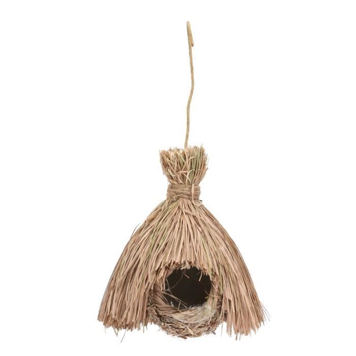 1pc jardinage oiseau hibiscus d'oiseau décor de nid de jardin balancoire - portique jeux de recre - jeux d'exterieur