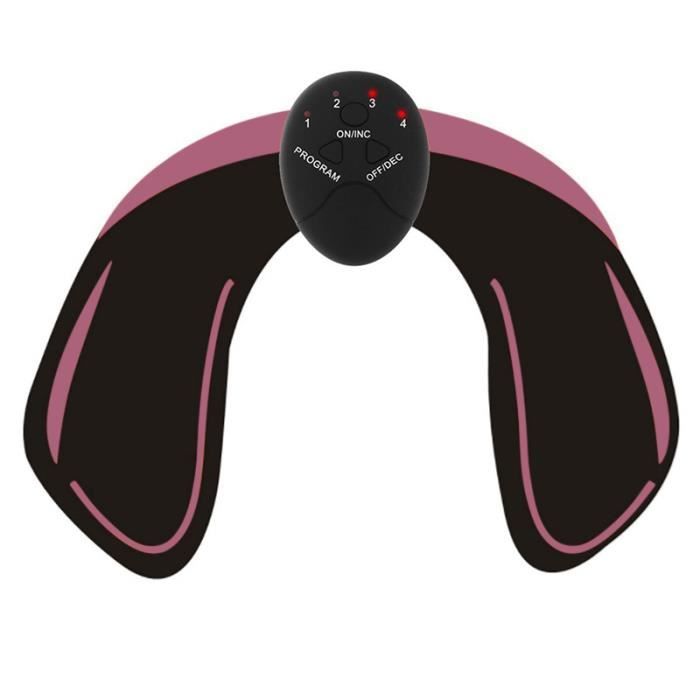 EMS Hips Trainer Élévateur de fesses Ceinture Hanche formateur Stimulation Musculaire Massager Fitness Body Shaping Équipement-ROSE