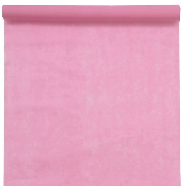 R/5481 - 1 Grand Tapis rose pour fête 1m x 15m