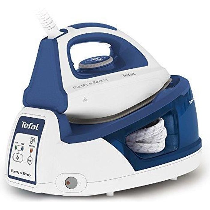 Tefal SV5020 Purely and Simply Fer à réservoir séparé, 5 bars, débit vapeur 100 g-min SV5020