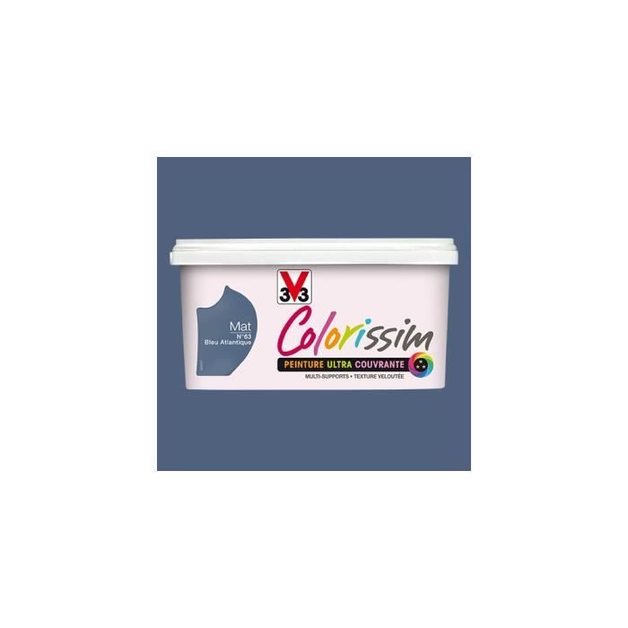 Peinture V33 Colorissim Mat Bleu Atlantique n°63 2,5 L