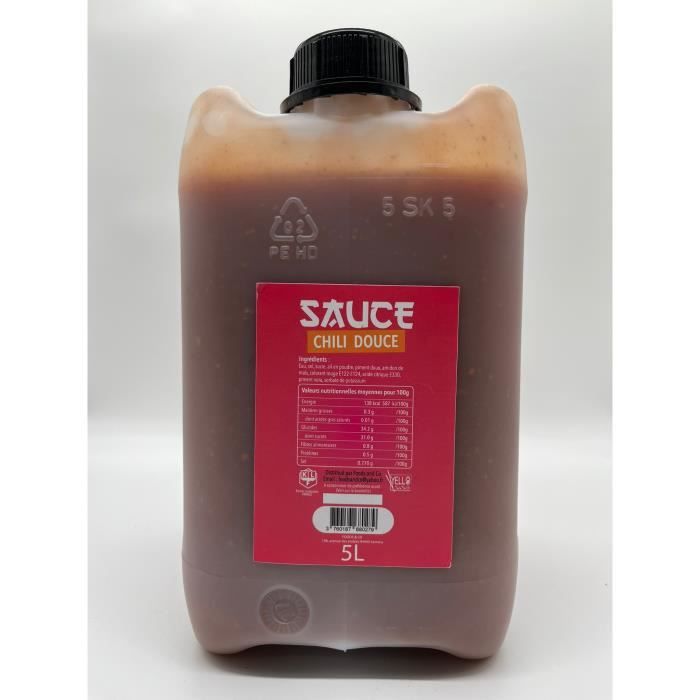 Sauce chili douce, Yello sushi 5 LITRES