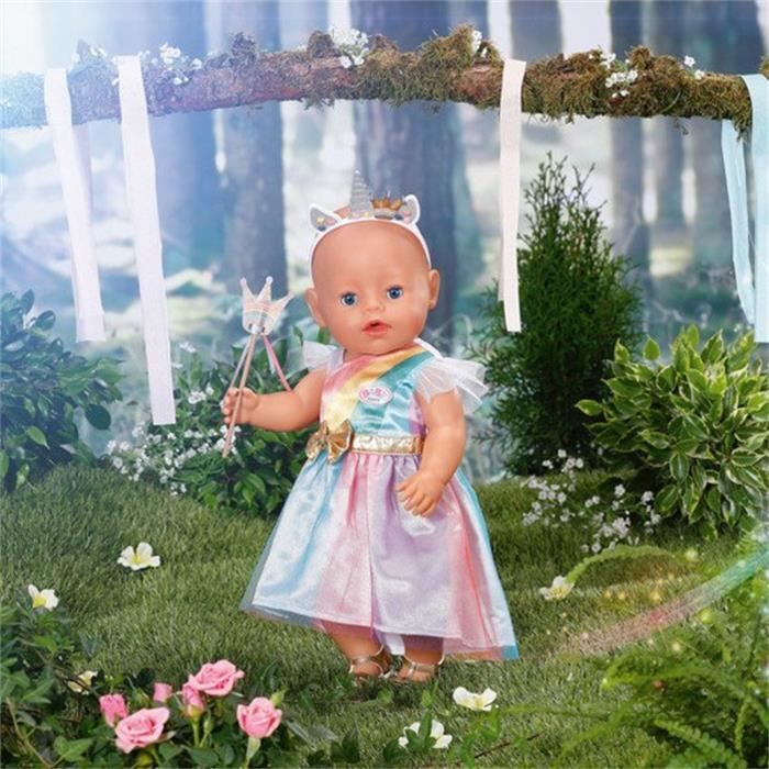 Zapf Creation 832028 Baby born Fantasy Deluxe Princesse vêtements pour poupée 43 cm