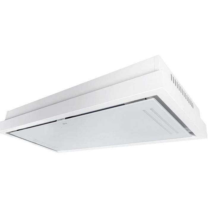 Gurari Cappa Da Parete GCH F 118 120 IS – 120 Cm, 1000 M³/h, 3 Livelli, Acciaio Inox, Con LED, Scarico/Ricircolo