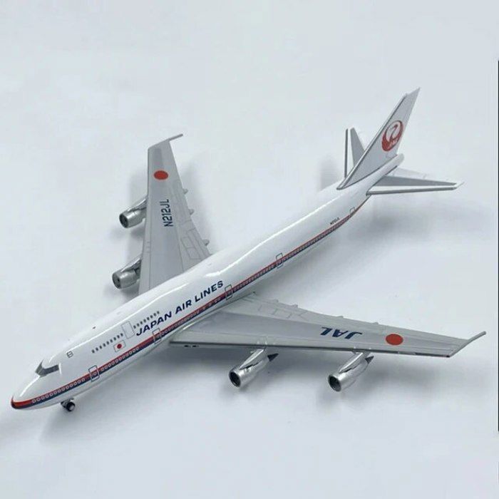 Busyflies Avion Air Force One Boeing 747 1/300 – Modèle Alliage 20 Cm, Roues Amovibles, Base Incluse