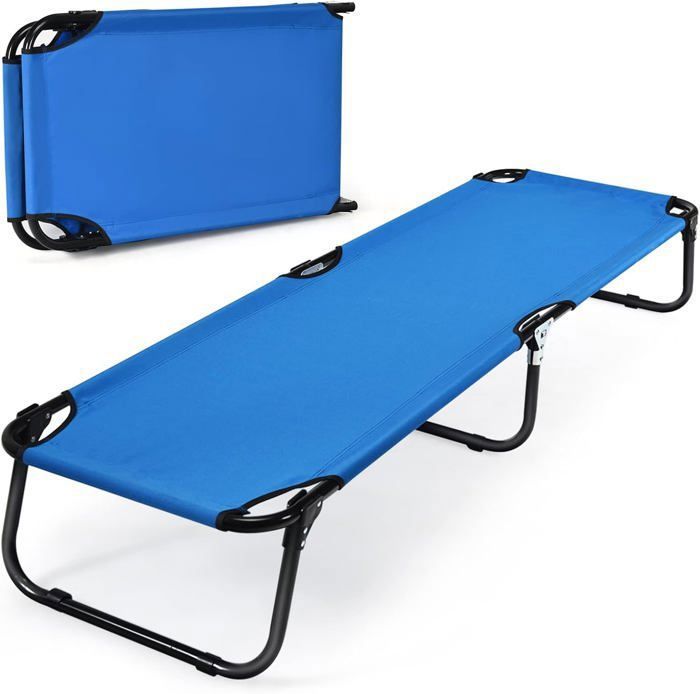 Lit De Camping Pliable Extra Large Lit Militaire Jusquà 330lbs Avec Sac De Transport Et Rangement G 601099577657332