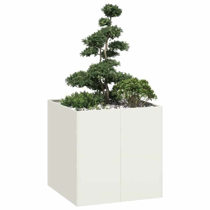 vidaXL Jardinière acier 80x80x80 cm