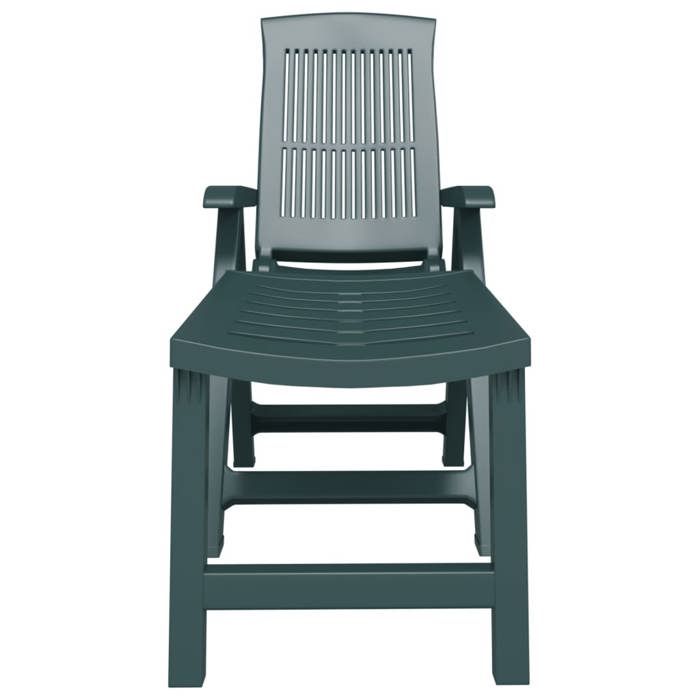 JLL*TOP - Chaise longue - Bain de soleil - vert plastique LLL1341