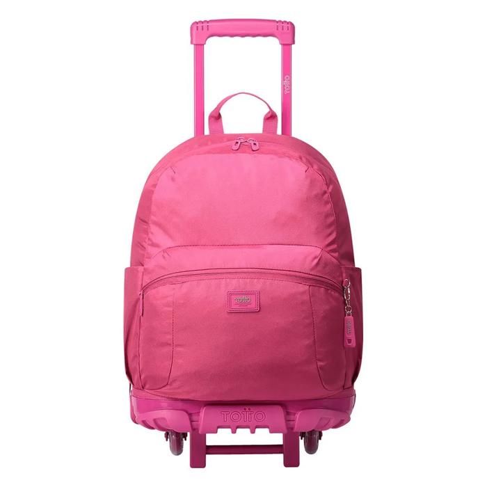 Sac à dos scolaire à roulettes - TOTTO - Trik - Bleu marine - 27L - Compartiment PC 14 pouces