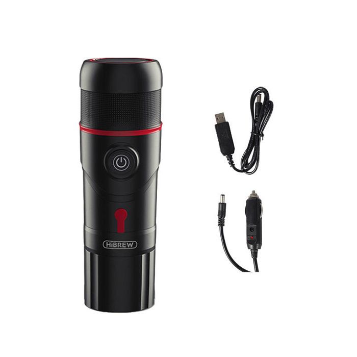 Machine à Café Portable - HIBREW - H4-Basic - 80 W - 3-en-1 - Compatible Capsules