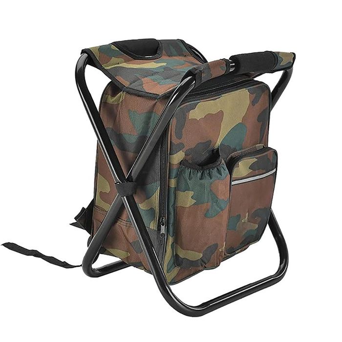 Chaise de pêche Portable avec sac isotherme, tabouret de Camping pour