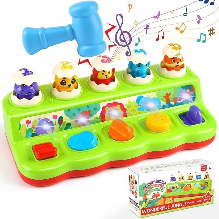 Jouet Montessori 1 An Avion à Tirer - Jeu Sensoriel Dentition, 6 Cordes Textures, En Silicone Sans BPA - 9