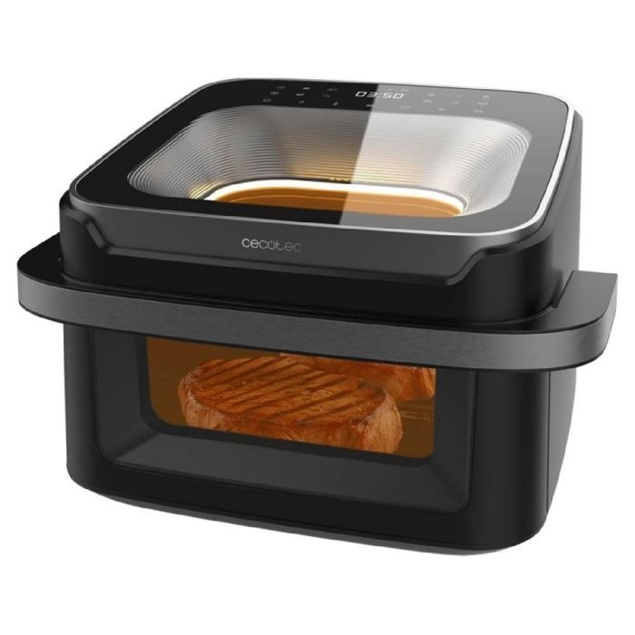 Friteuse sans huile - Air Fryer 10L Cecotec Cecofry Advance 10000 Full Vision. 2200W paroi de séparation 12 menus - Cecotec