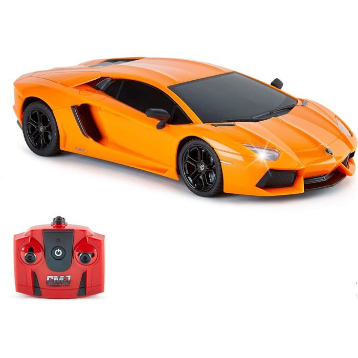 Voiture RC Lamborghini 1:18 4WD – Drift 35 Km/h – Pneus Interchangeables – 2 Batteries – LED – Dès 5 Ans