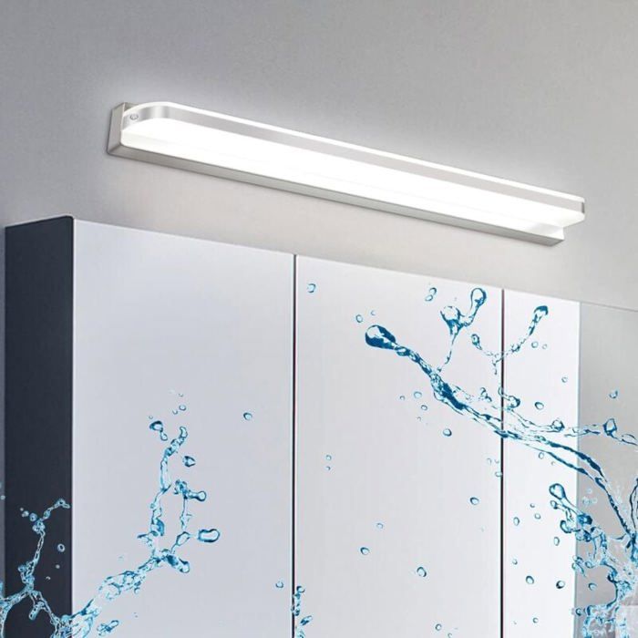 Lampe miroir LED / Applique - PZCC - Lampe Miroir LED 7W 42CM Blanc Froid - 7W - 600 lm - IP44