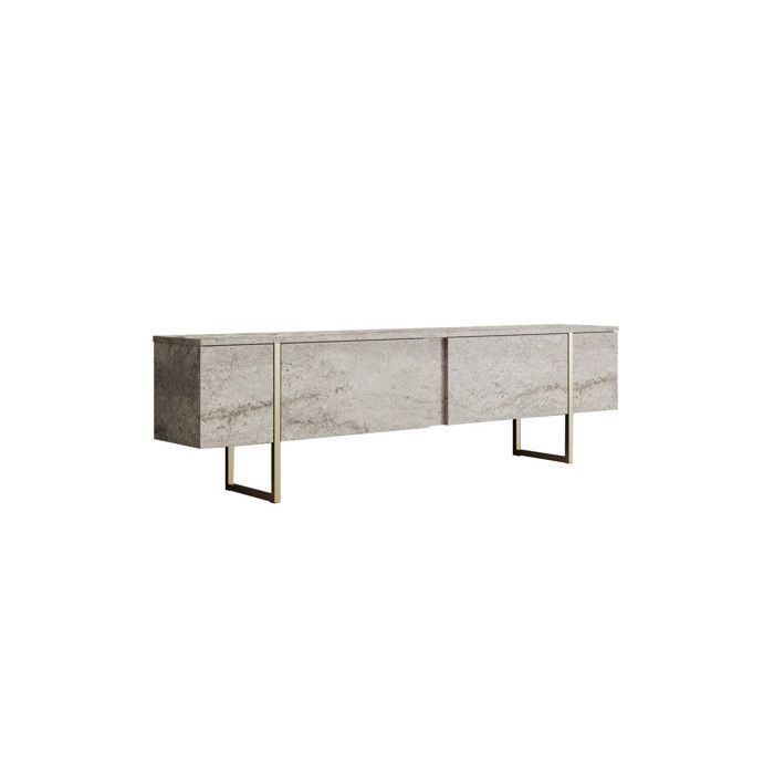 Meuble TV en bois Luxe - 180 x 30 x 50 cm - TravertinOr Meuble TV en bois Luxe - 180 x 30 x 50 cm - TravertinOr
