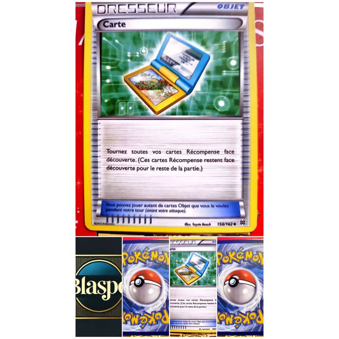 Carte Pokémon Dresseur Carte 150/162 – Version française – Carte à l’unité