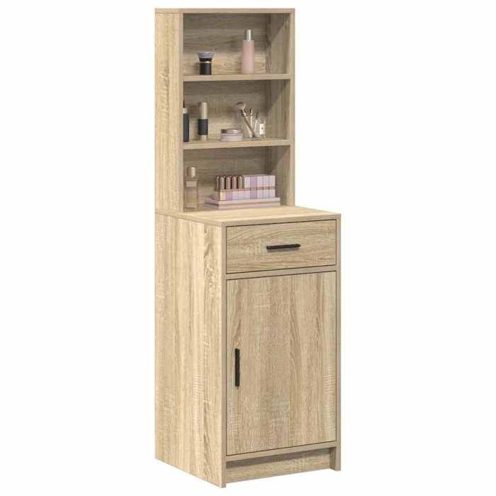 （SOLDES Janvier)Meuble chambre - Buffet Bas Salon - Buffet de rangement - Haut Armoire Chêne Sonoma 40 x 405 x 135 cm Bois dingéni