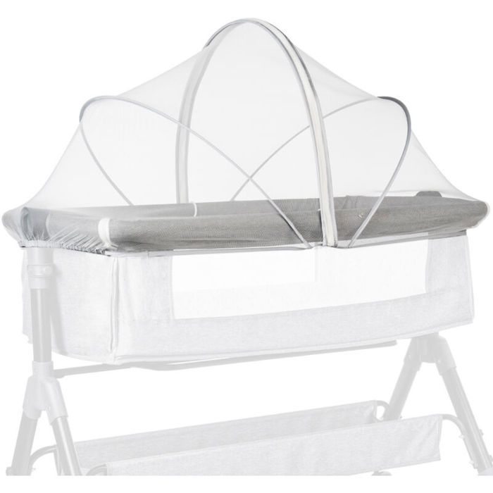 Moustiquaire pour lit bébé anti-insectes avec fermeture éclair compatible avec un lit de 55 cm x 100 cm (moustiquaire uniquemen