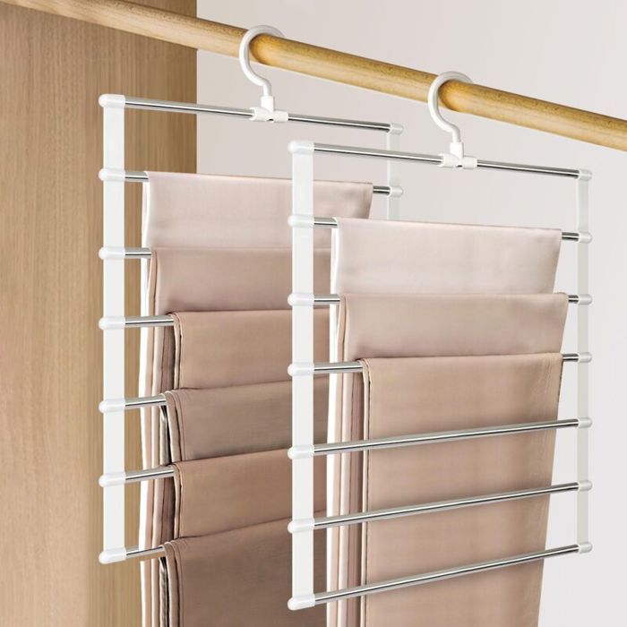 Cintre Pantalon Cintre Gain De Place pour Armoire Crochet pivotant à 360° Ceintre pour Pantalons