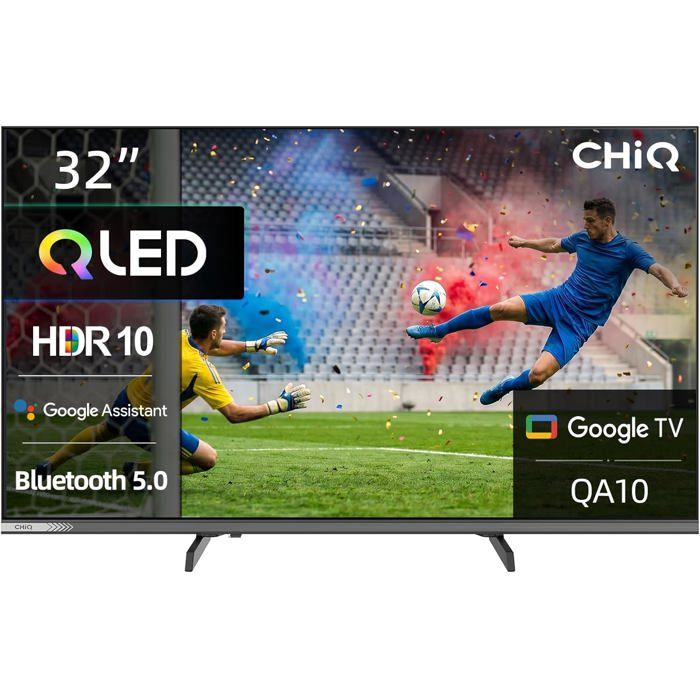 32QA10 32 Inch Full HD HDR10 Dolby Audio and DBX TV Frameless Metal Design Chromecast Integrated New Model