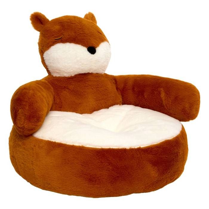 Fauteuil enfant Zafa renard H.45cm orange - Atmosphera Créateur dintérieur