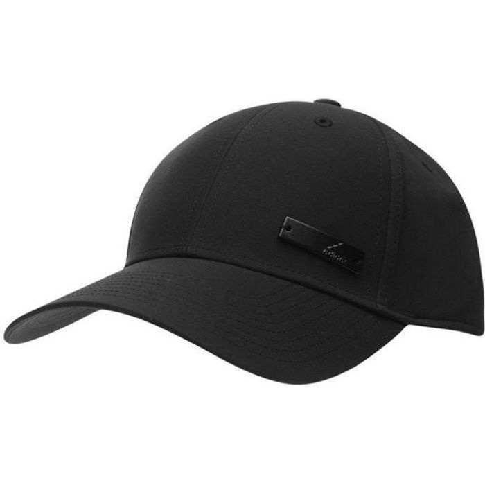 Casquette Noire Homme Adidas Performance Logo en Métal