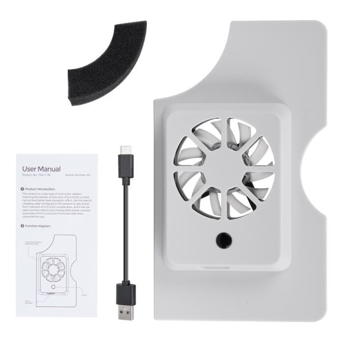 ASHATA Ventilateur Interne Remplacement Pour Nintendo Switch - Ventilateur Refroidissement CPU Console