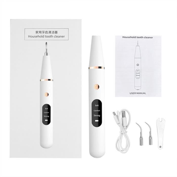 Détartreur Dentaire électrique Ultrason - Appareil De Blanchiment Et Nettoyage Des Dents à La Maison