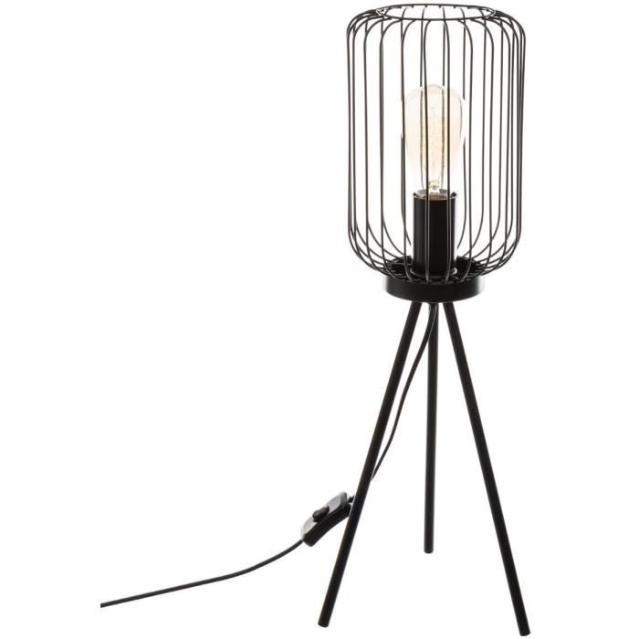 SLV 155540 FENDA lampe à poser intérieure trépied noir E27 40W max